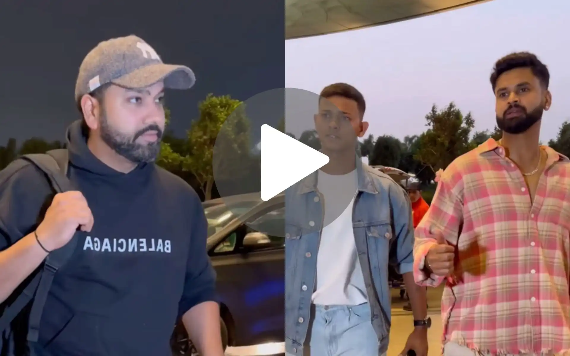 [Watch] Rohit Sharma, Shreyas Iyer, Shubman Gill Leave For Nagpur For ODI Series Vs ENG